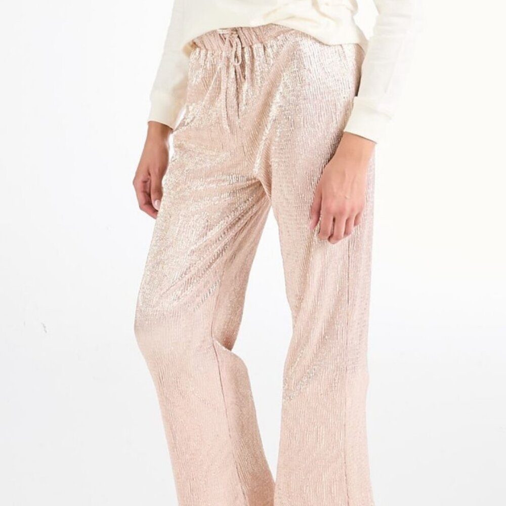 Rose Gold Dazzle Pants by Simply Southern Last 1!